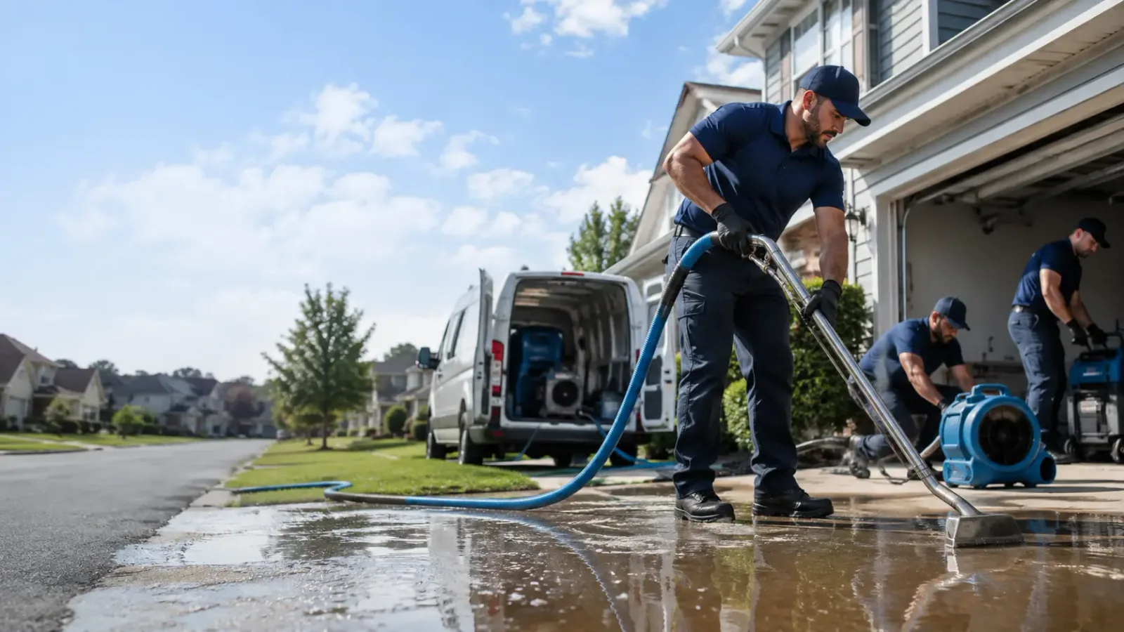 Flood Damage Restoration in Home, KS